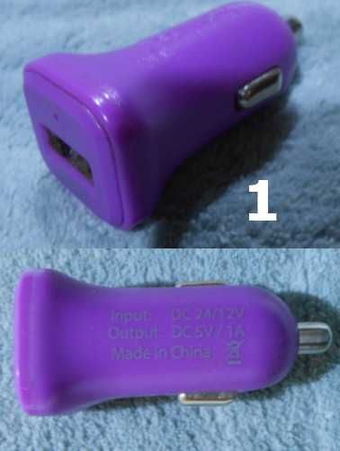 3 шт. 12W Автомобільна зарядка в прикурювач USB зарядний пристрій авто