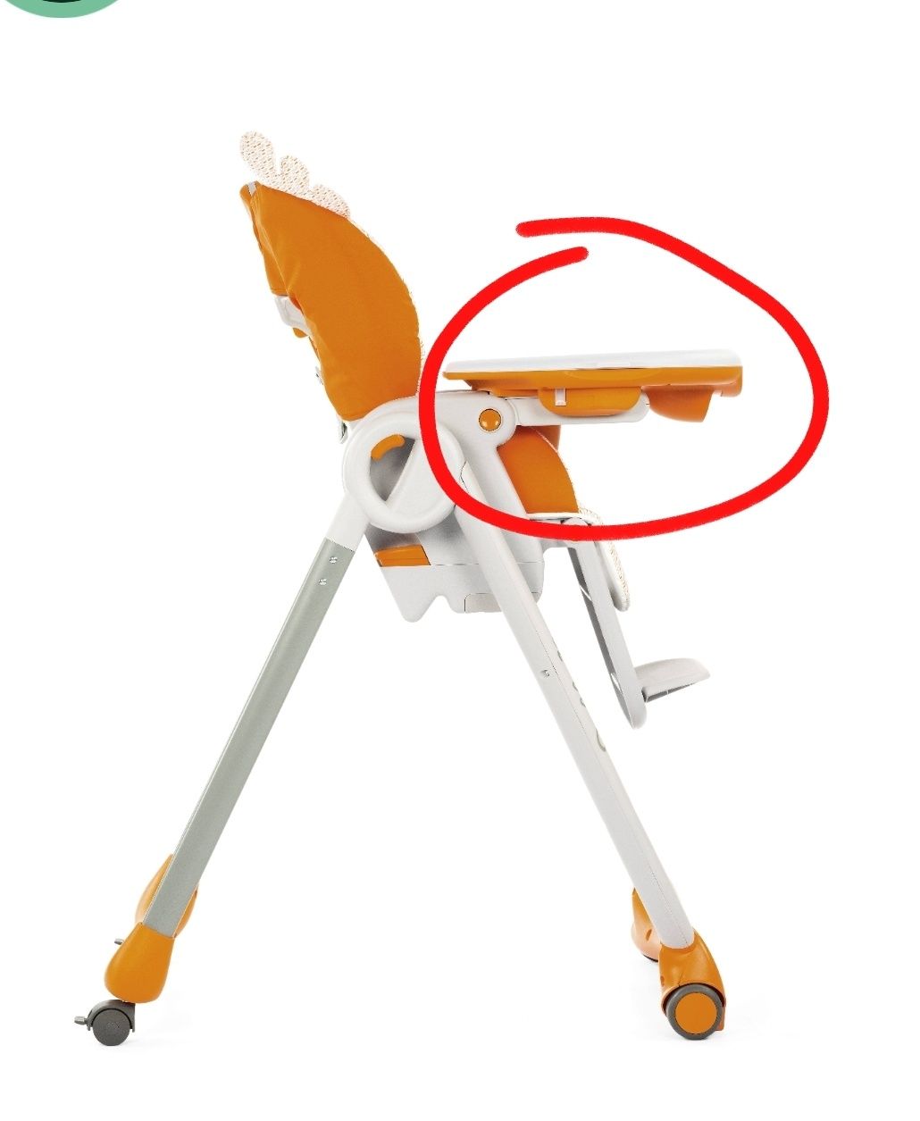 Tabuleiro Cadeira chicco Refeiçao Polly2 Start Usad Faço Entrega casa