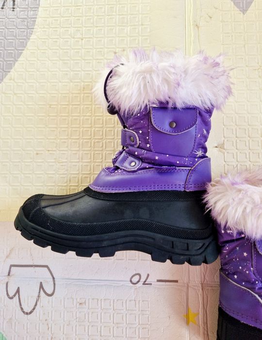 Зимові чоботи на дівчину розмір 33 чобітки черевикі