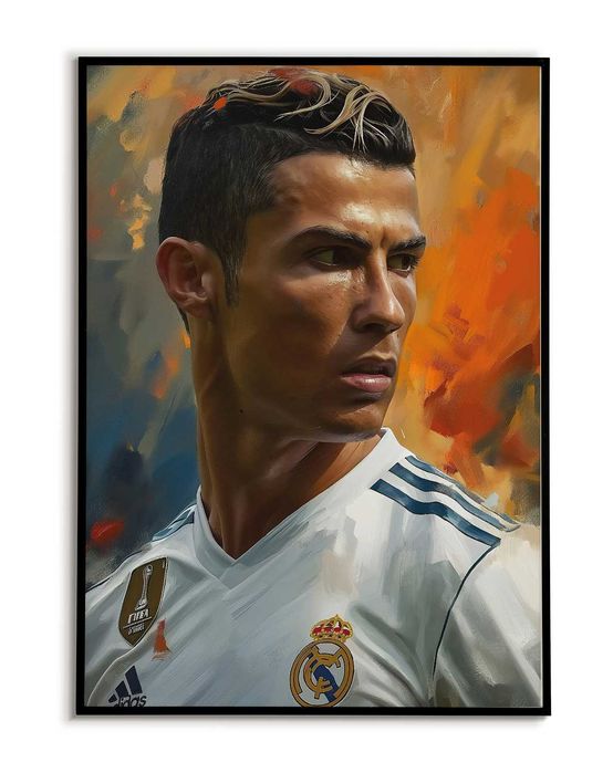 Cristiano Ronaldo PLAKAT A3 - Real Madryt, Manchester Utd - GRATIS