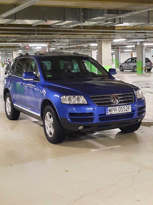 Volkswagen Touareg 2,5 TDI manual, pneumatyka, hak 3,5 tony