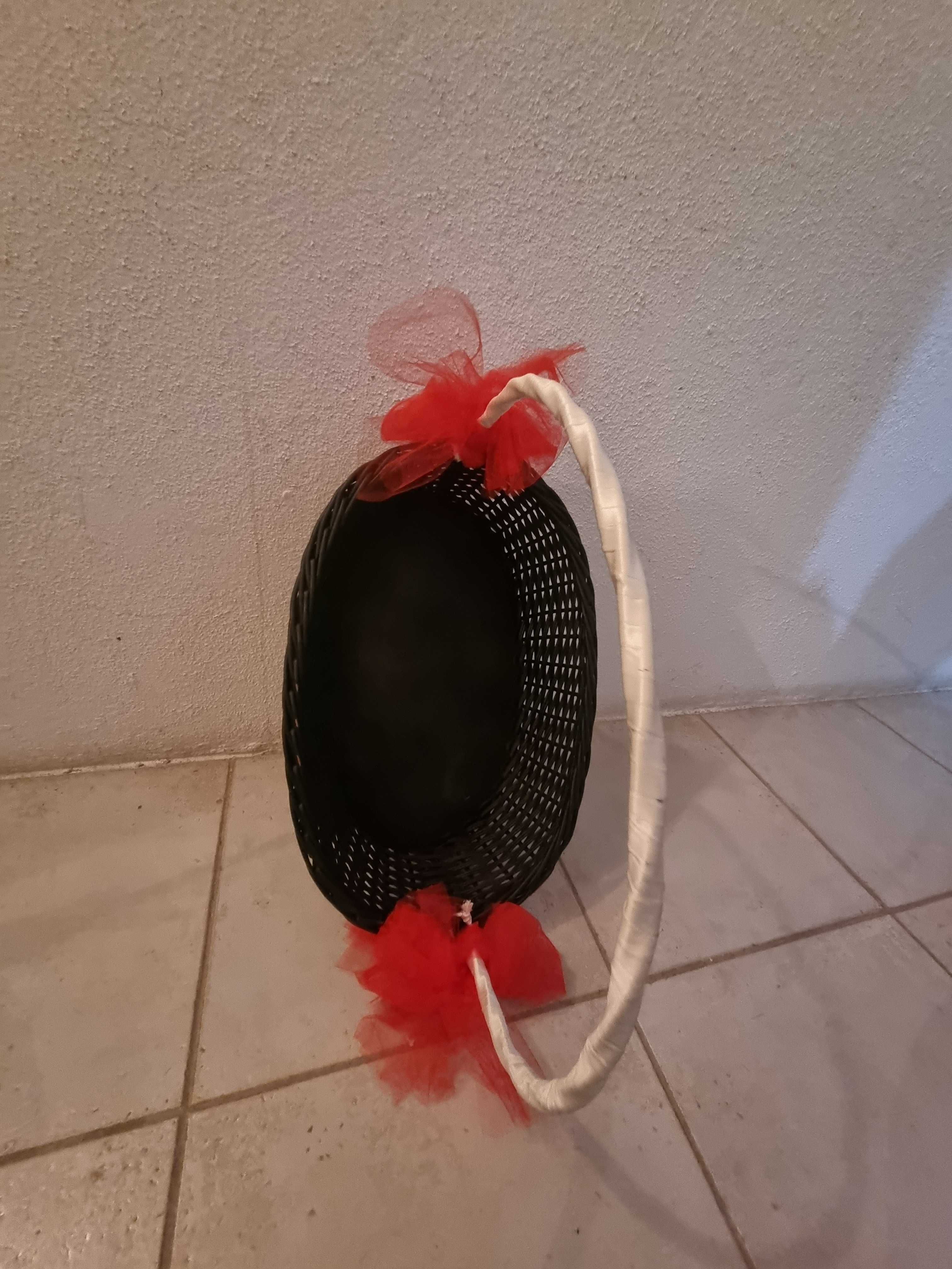 2 cestos de verga preto