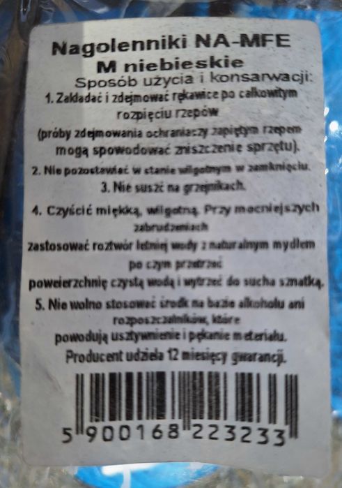 Ochraniacze stóp OSPU-1 S 37-39 WAKO, Kickboxingu/Taekwondo ITF