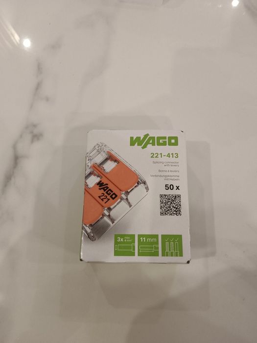 Szybkozłączki wago 221-413