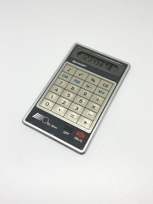 Винтажный калькулятор Sharp EL-8141 (Японія)