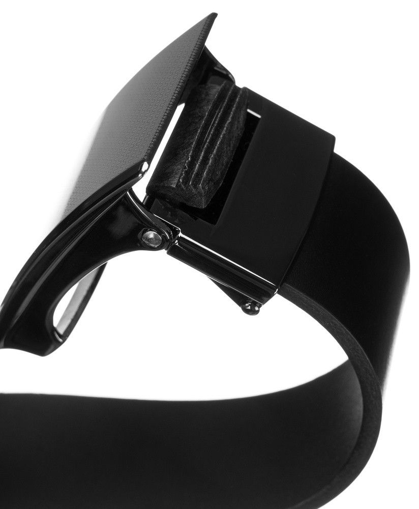 elegancki pasek garniturowy z automatyczną klamrą - peterson 110