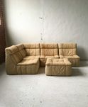 Rolf Benz sofa modułowa skóra nubuk lata 70 80 vintage design
