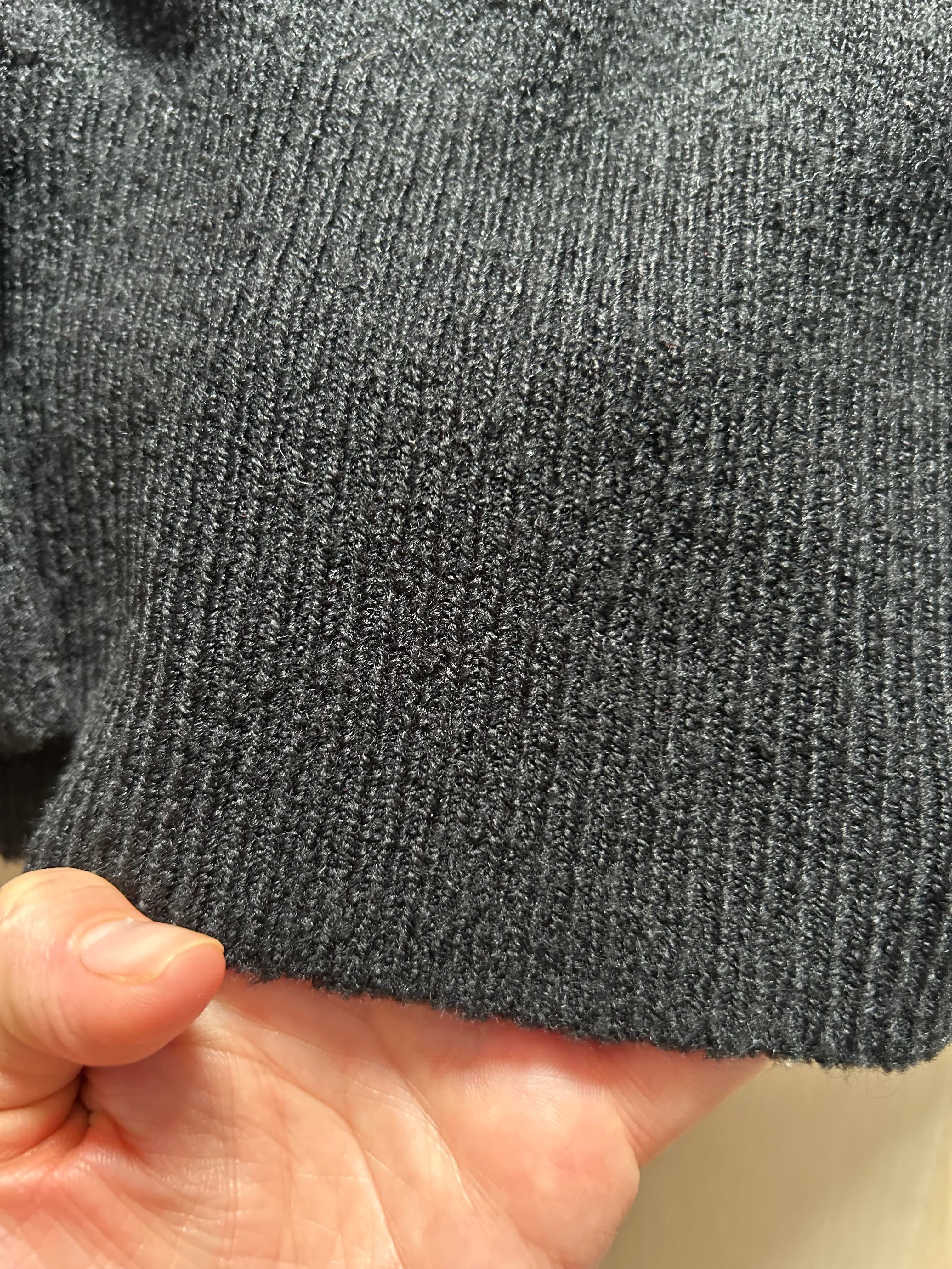 Светр з коміром чорний H&M