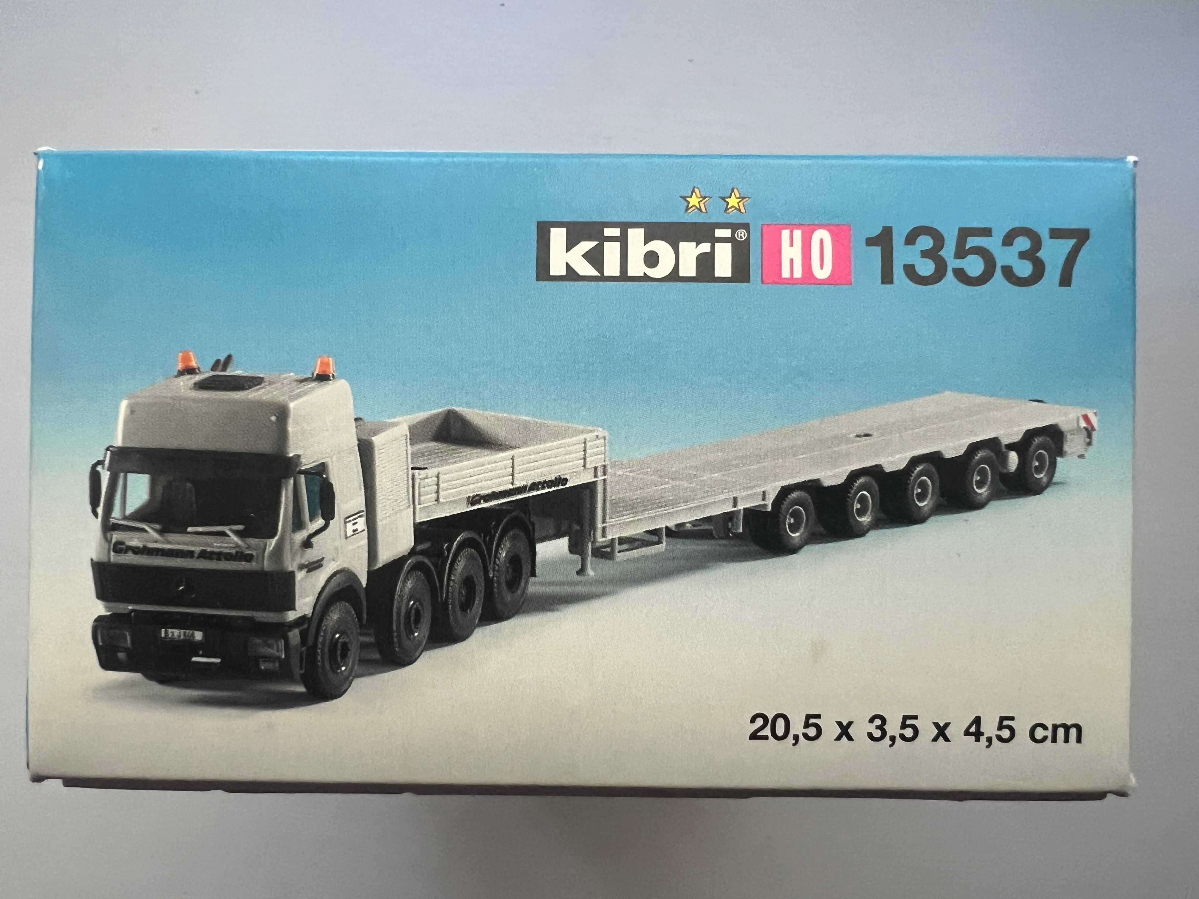 KIBRI 13537 MB SK 4 Eixos Cabover c/ Reboque de Plataforma, Ref.  A011