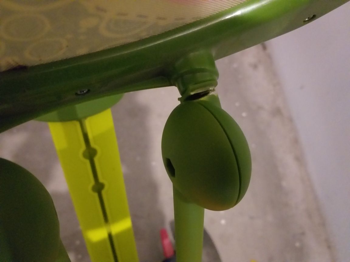 Wózek rowerek jeździk - Fisher Price zielony Lew + gratis