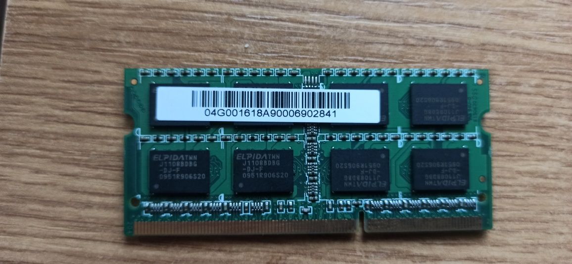 Pamięć ram DDR3 do laptopa 2GB