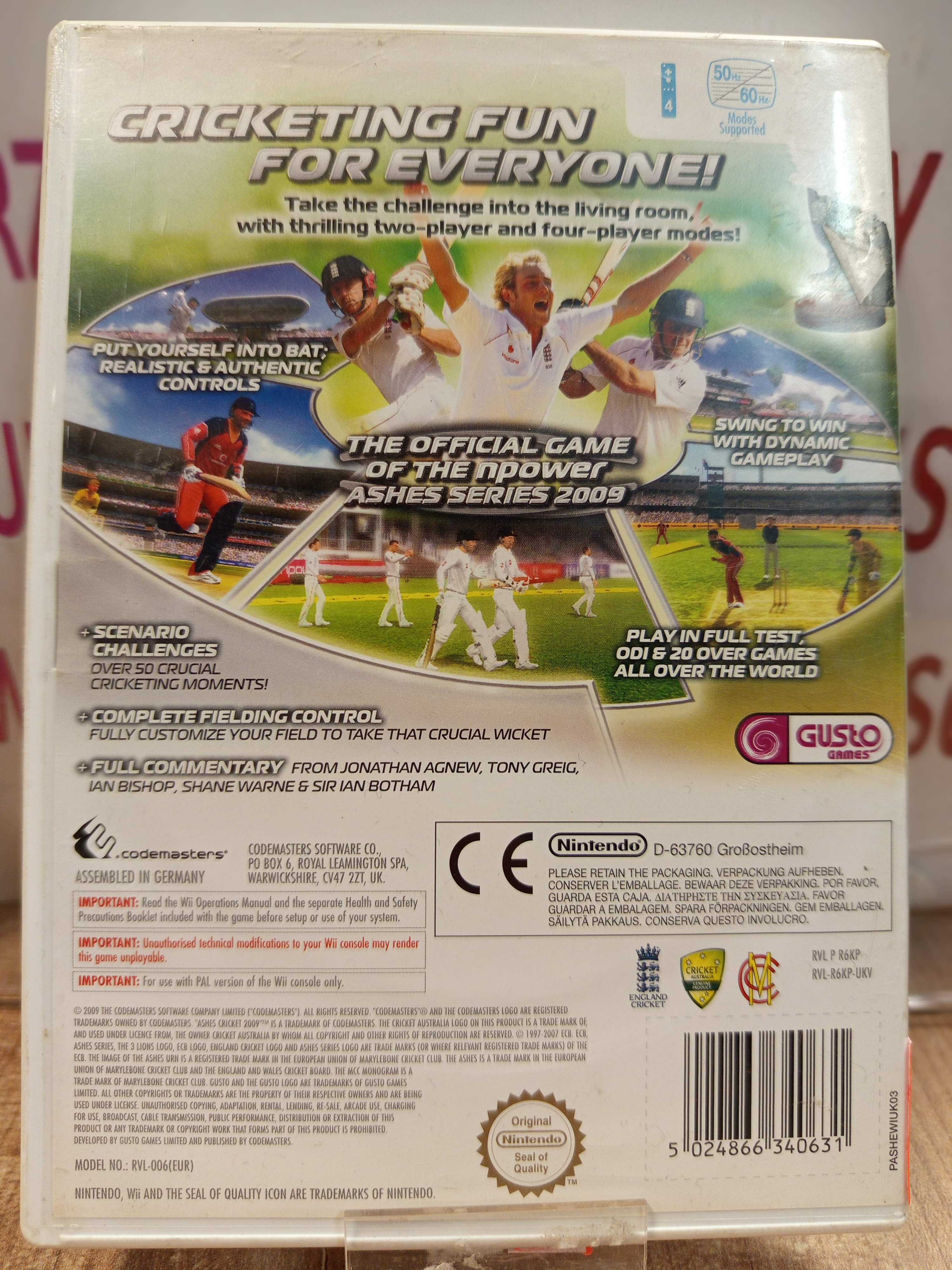 Ashes Cricket 2009 Wii, SklepRetroWWA