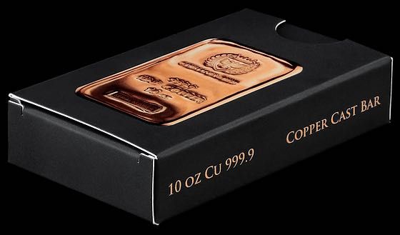 Barra de cobre de 10 oz Christiaan Robert
