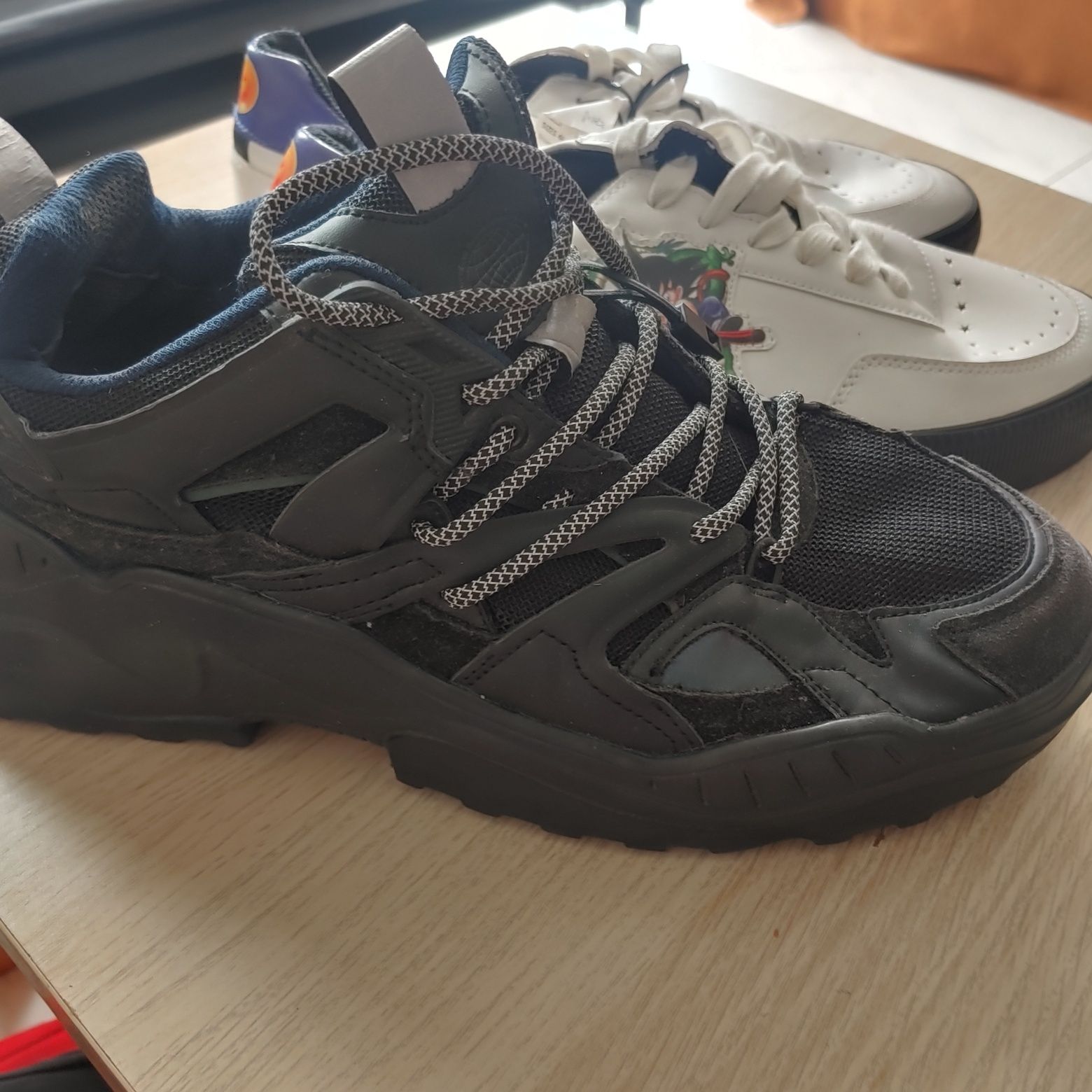 46 zapato preto para homen