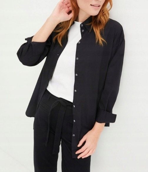 B.P.C koszula damska czarna oversize ^52