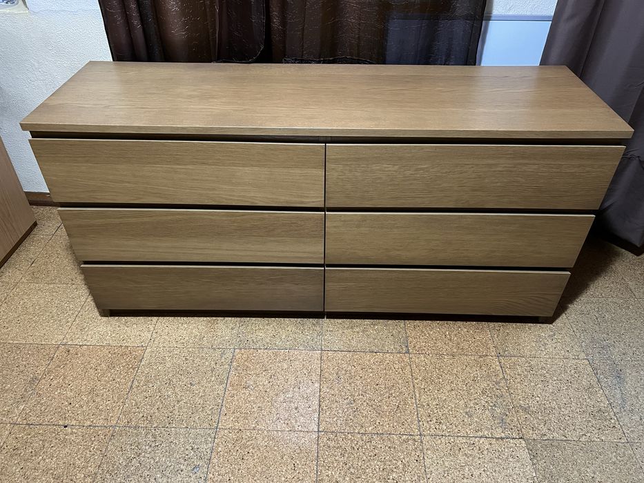 Comoda Malm 6 gavetas