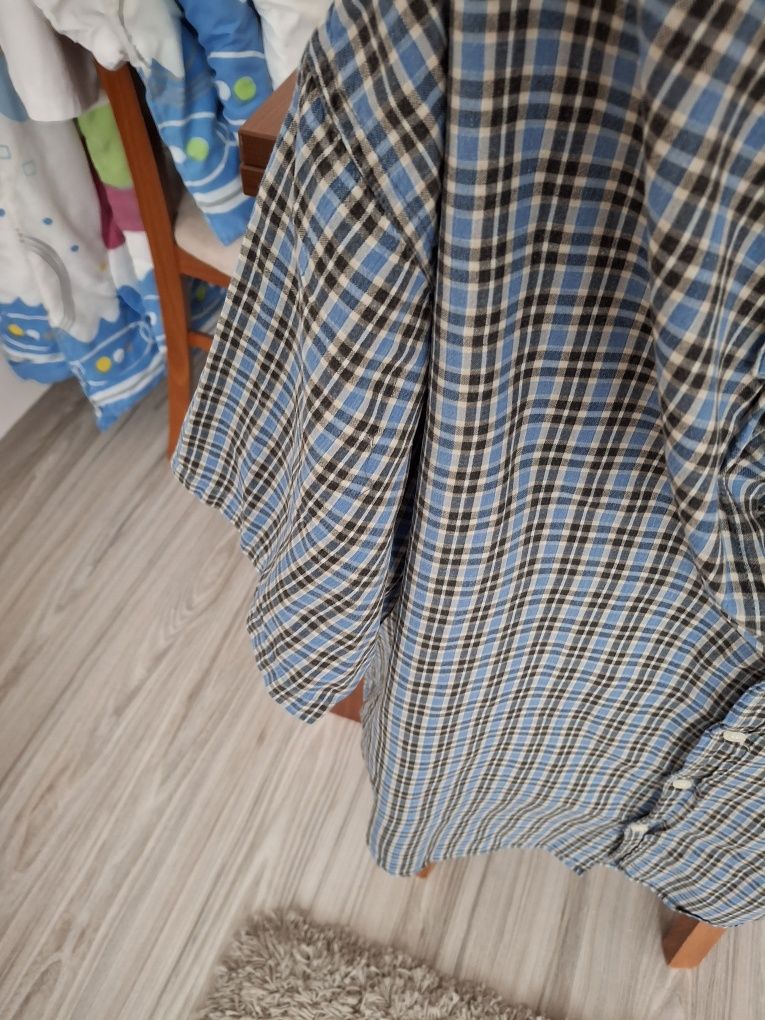 Koszula męska z krótkim rękawem w kratkę