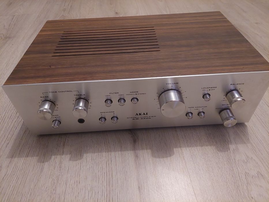 Okazja Retro wzmacniacz + Magnetofon Akai CS 703 D