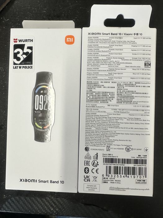 Xiaomi Smart Band 10 - nowy zapakowany
