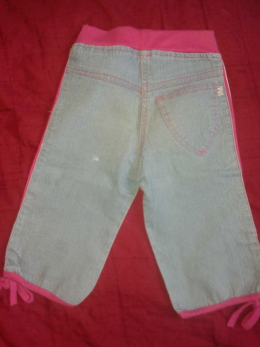 Kamizelka i spodnie jeans 80/86 komplecik