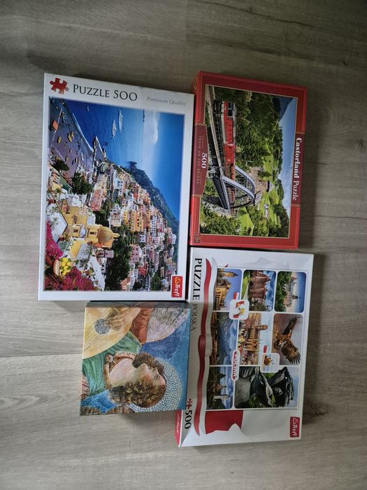 puzzle 4 x 500 elementów