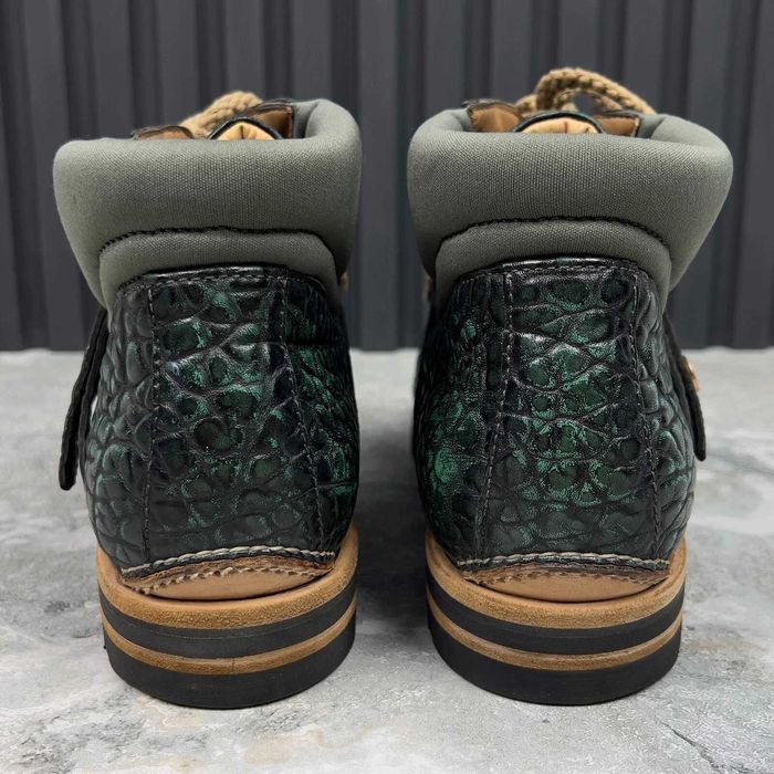 Santoni Hiking Boots Reptile Чоловічі черевики шкіра оригінал 42.5 EUR