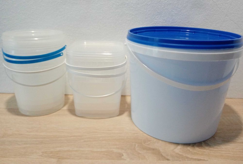 Ведерки пластиковые 1 л, 5 л
