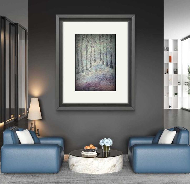 "Rainstorm in the wood"