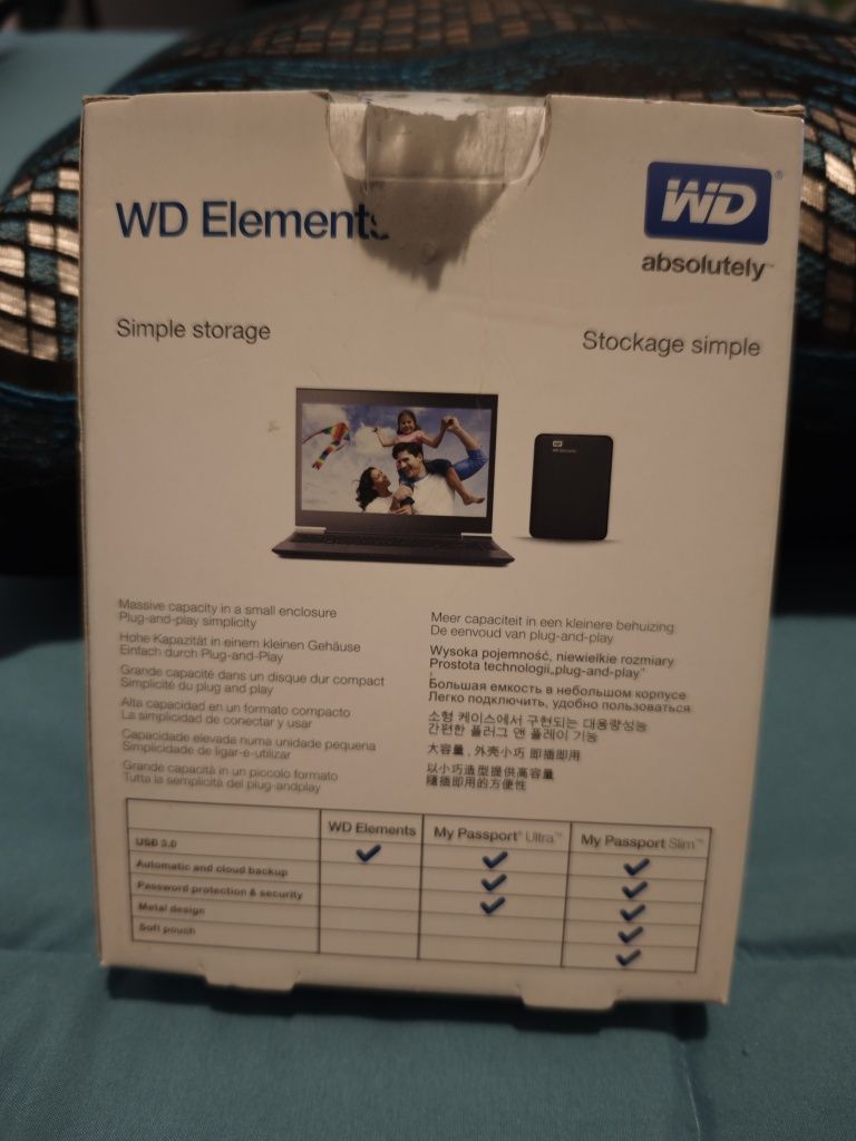 Diaco Externo WD Elements 1.5 TB