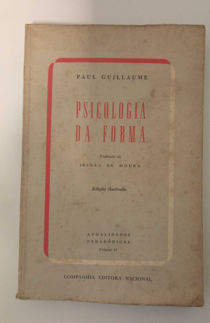 Psicologia da Forma, de Paul Guillaume
