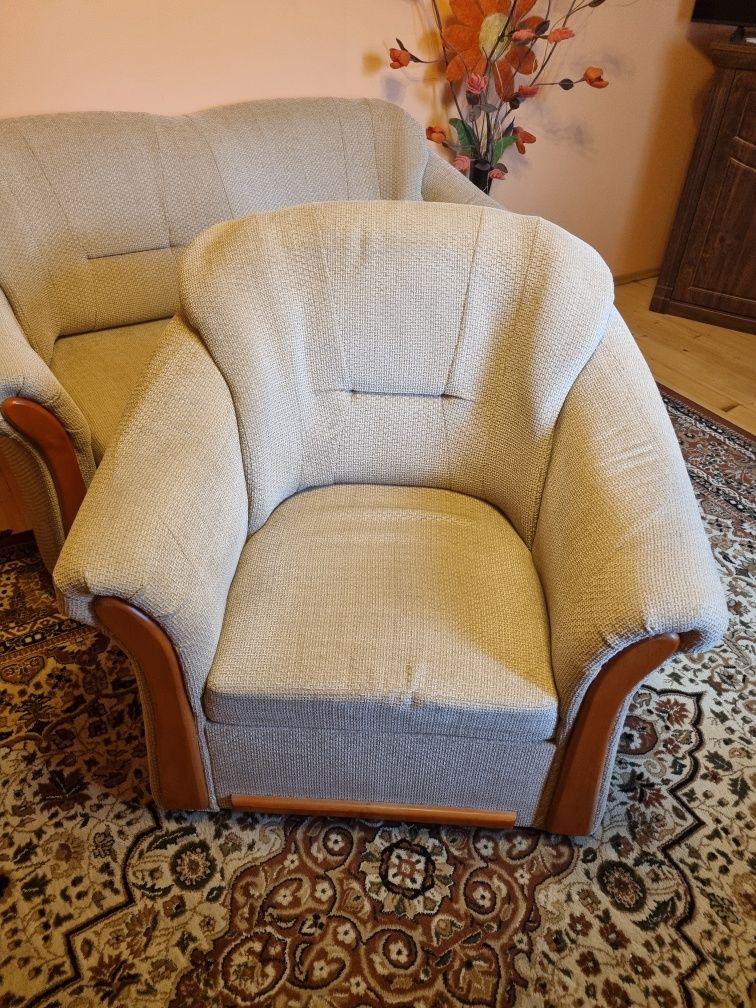 Kanapa fotel komplet wypoczynkowy