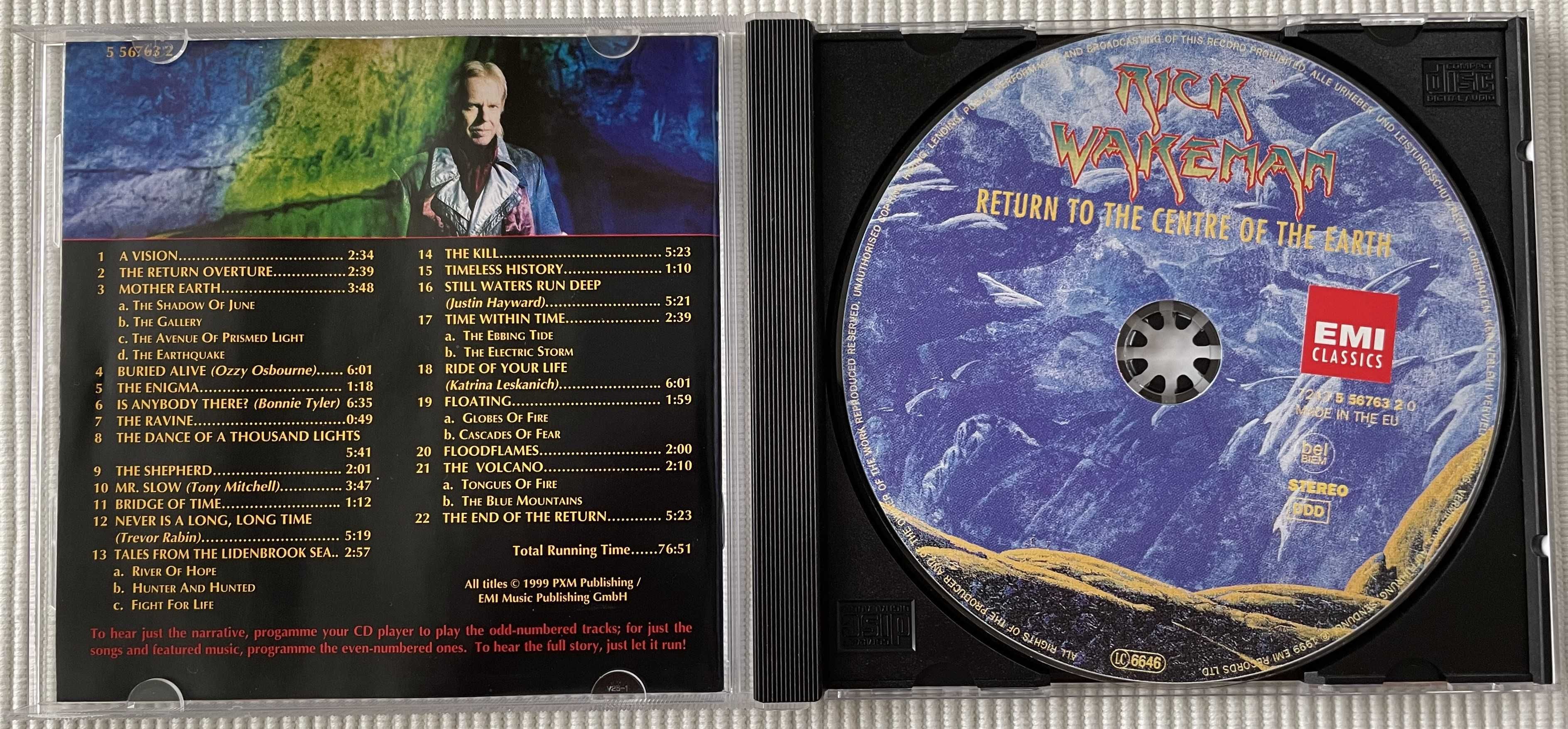 (Płyta CD)  Rick Wakeman - Return To The Centre Of The Earth