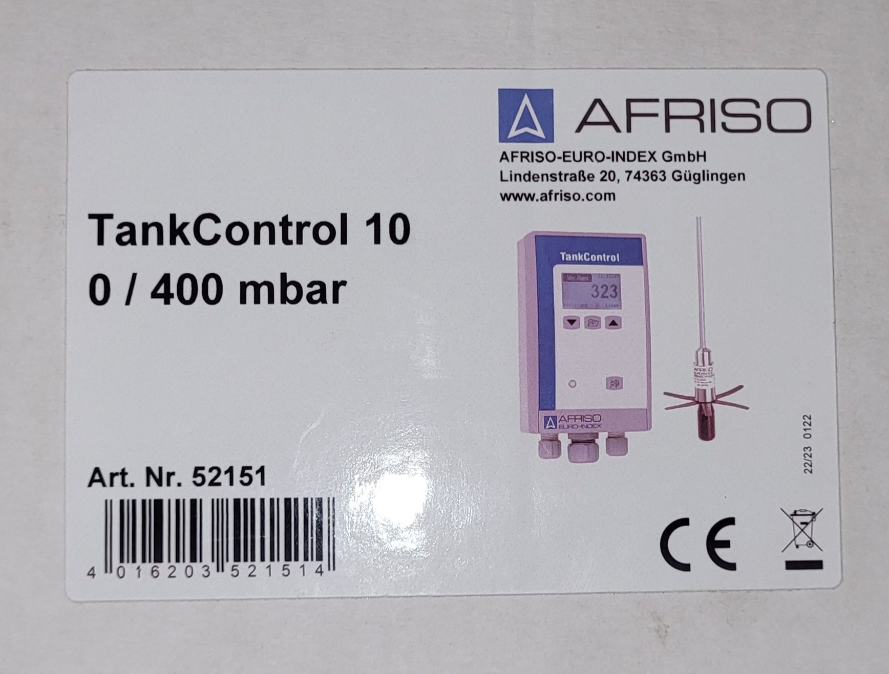 Afriso - Hydrostatyczny przyrząd do pomiaru poziomu cieczy TankControl