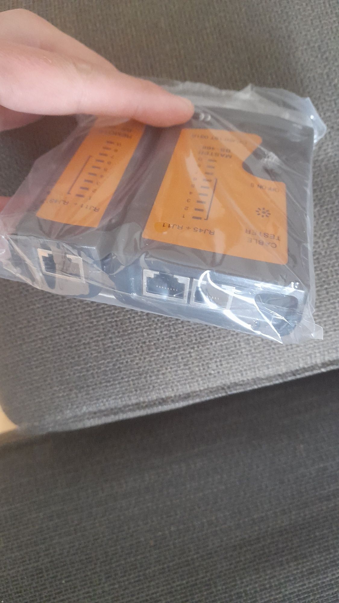 Testador de cabos rj45 e rj11