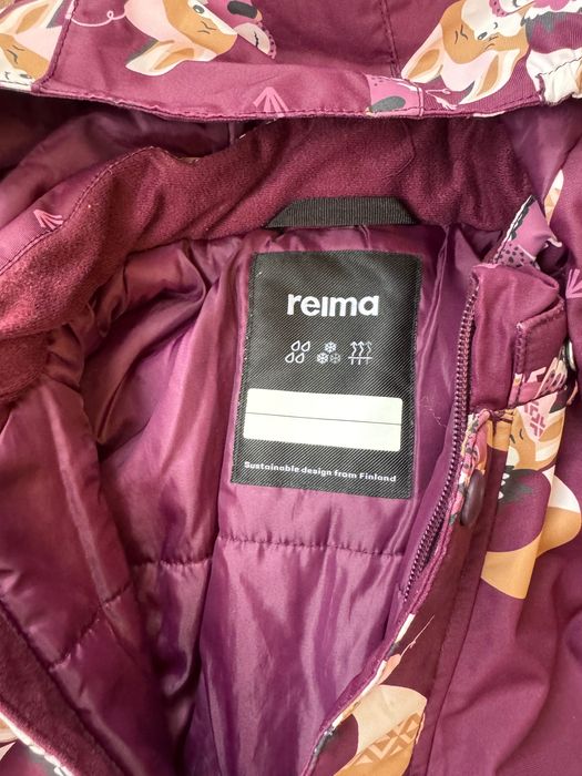 Зимовий комбінезон reima для дівчинки 80 розмір