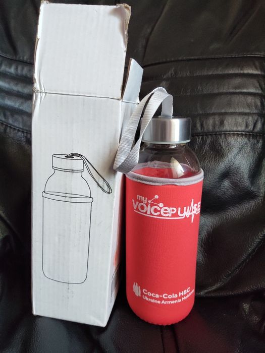 Бутилочка скляна для водички