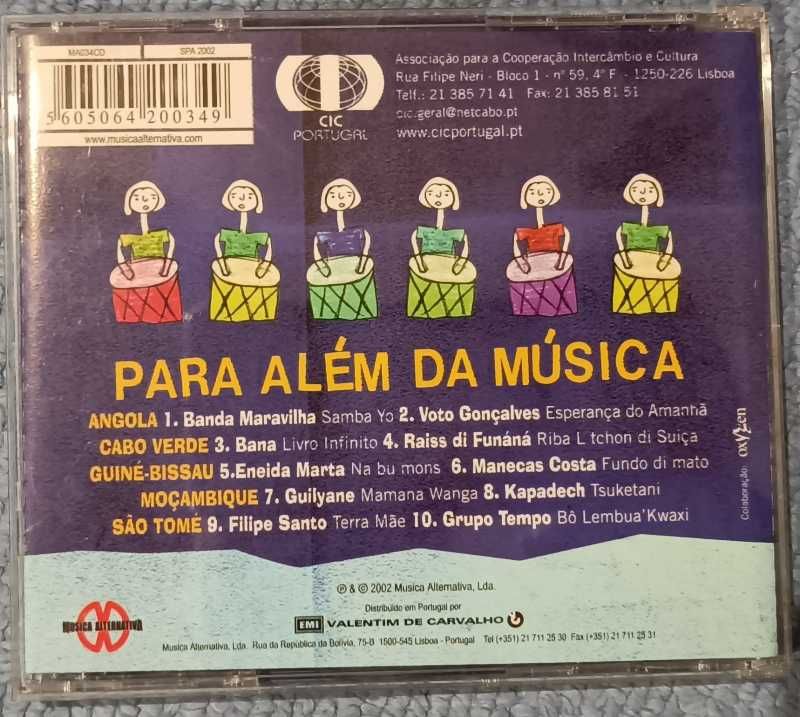 CD música africana "Para Além da Música"