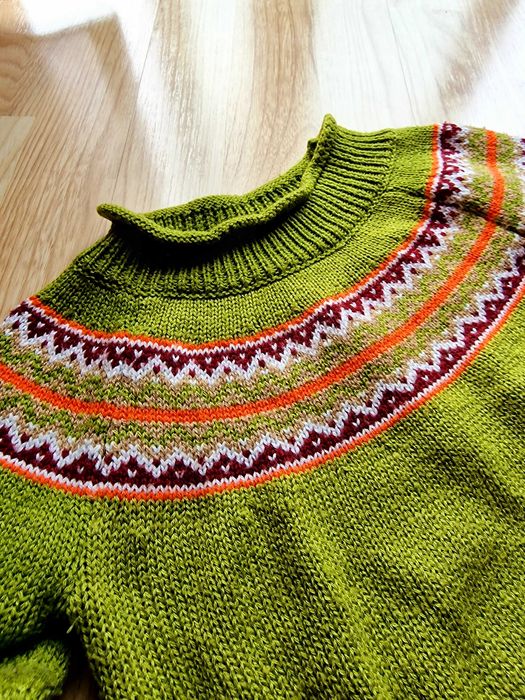 Camisola malha verde