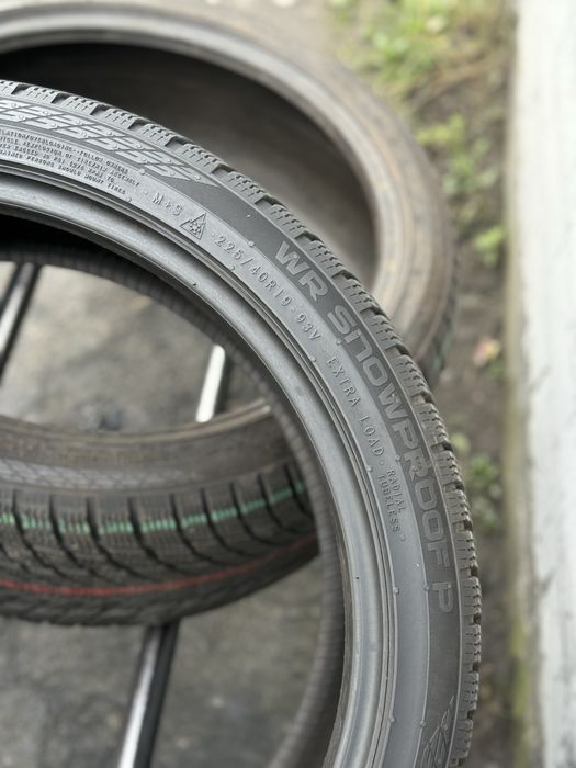 Топова шина‼️Nokian WR Snowproof P 93V 225/40 r19 9мм 2024рік