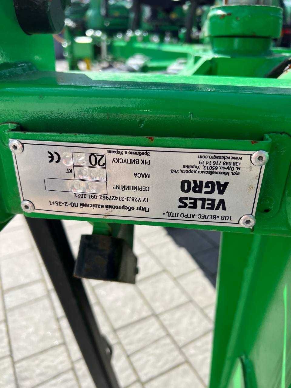 НОВИЙ ! Плуг оборотний навісний PO 2‒35+1 з передплужником VELES AGRO