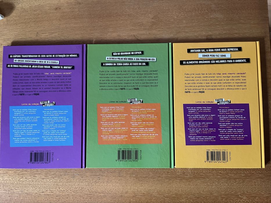 Coleção livros Juvenis Facto ou Ficção