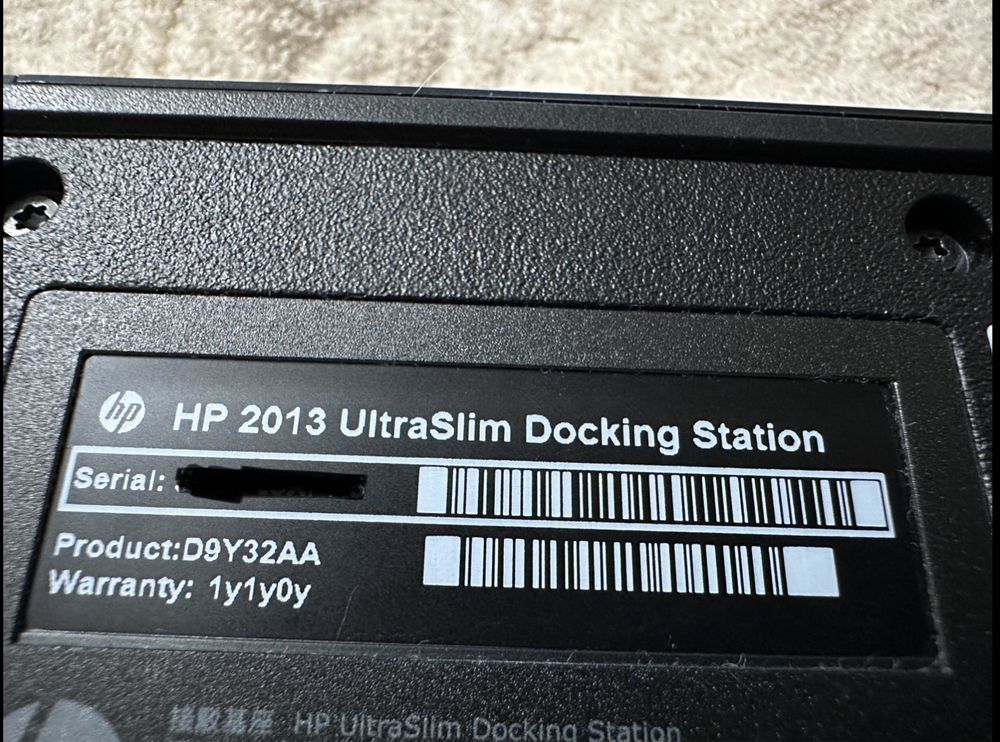 Stacja dokująca HP 2013 Ultra Slim z zasilaczem