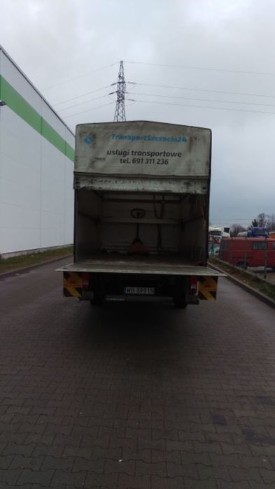 Transport na dziś , busy ciężarówki , z winda HDS