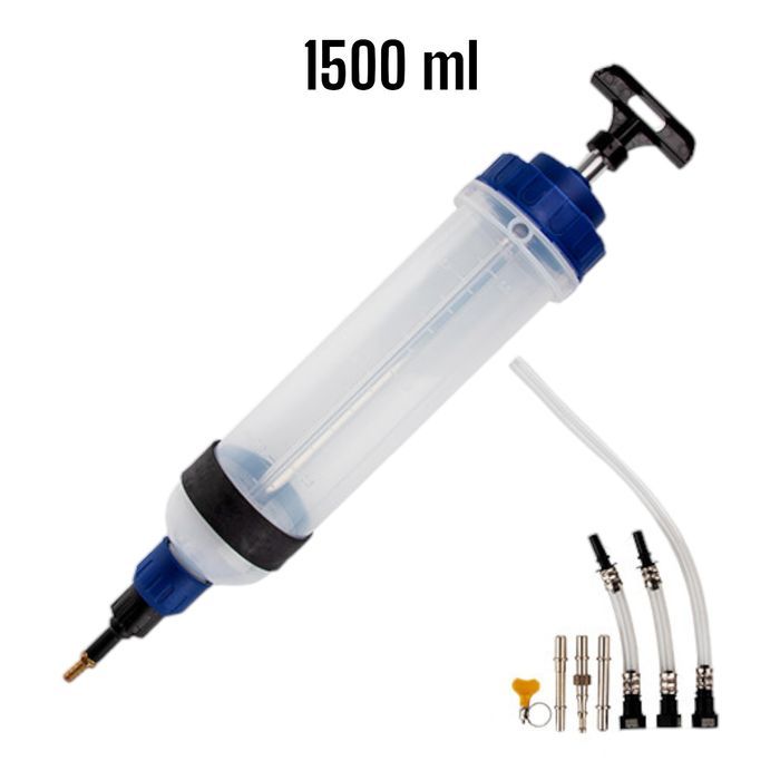 Шприц аспиратор 1500 мл 1,5л для заливки масла большой 200мл 500мл