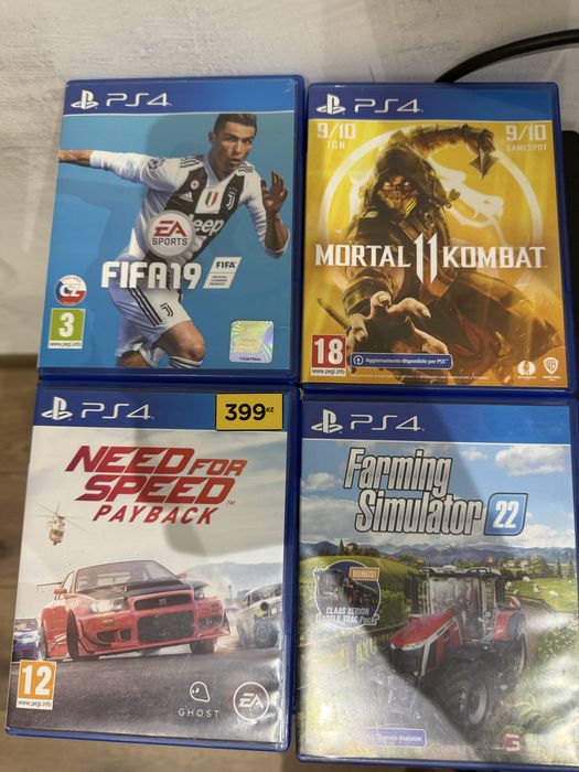 Продам ps 4 pro + игри