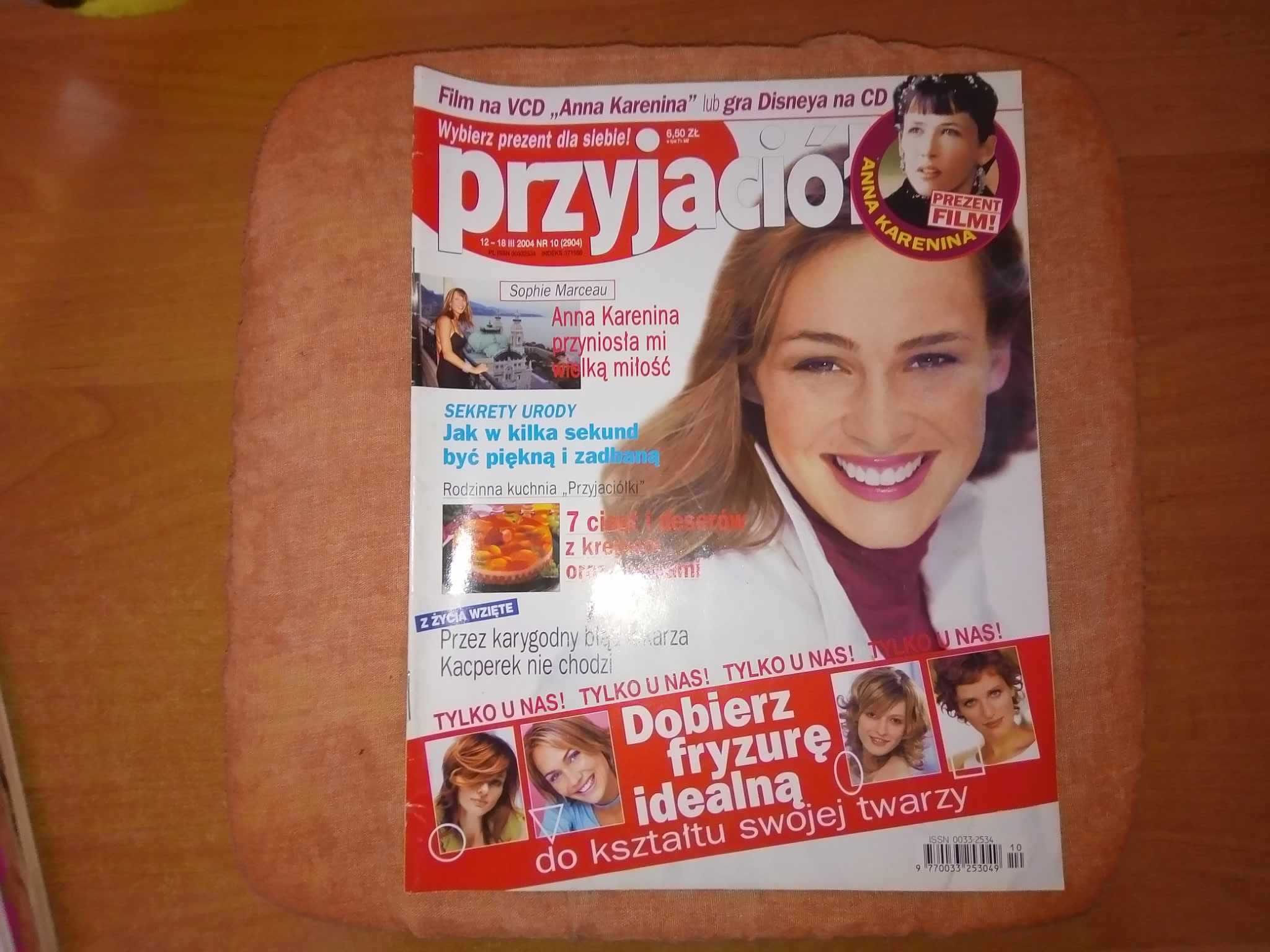 Tygodnik Gazeta Przyjaciółka nr 10 marzec 2004 dobry stan (2904)