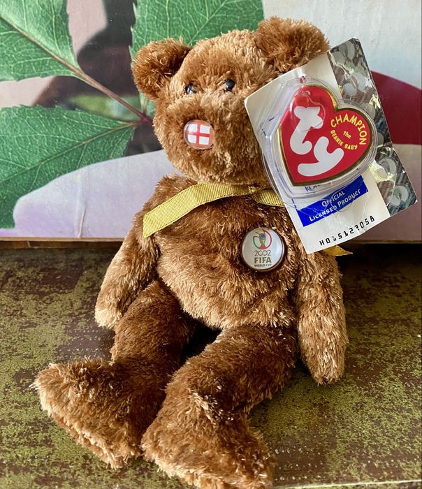 Вінтажний колекційний beanine baby ''champion'' fifa world cup 2002