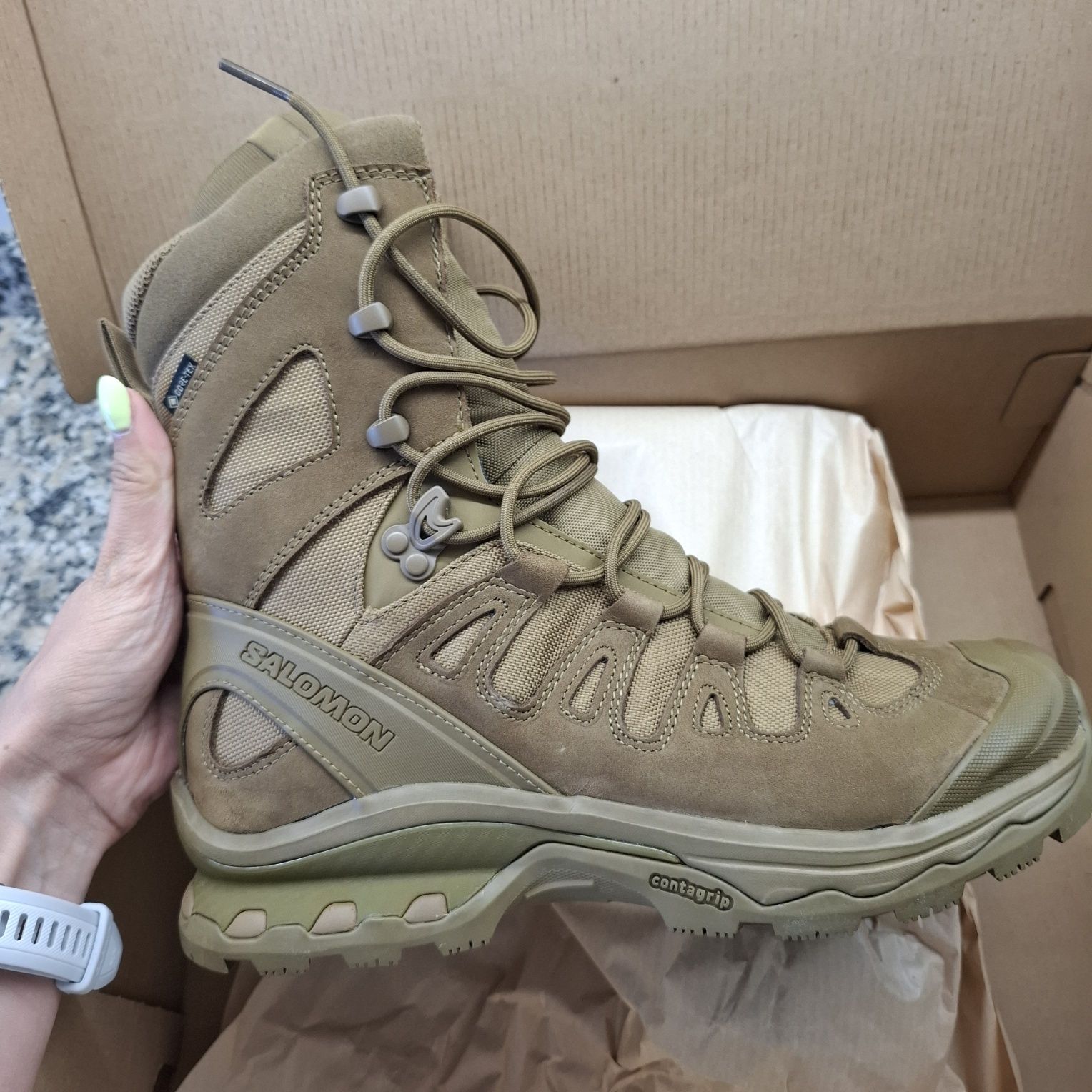 Botas quest 4D forces salomon goretex