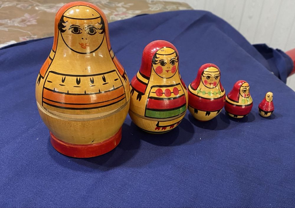Матрьошки, 5 шт( ссср)