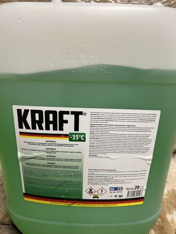 Готовий антифриз KRAFT G11 зелений -35 °C